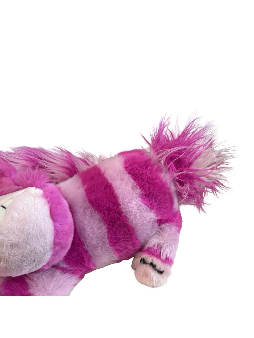 DISNEY PARKS Pink Purple Long Tail Cheshire Cat Plush with Tag Alice Wonderland